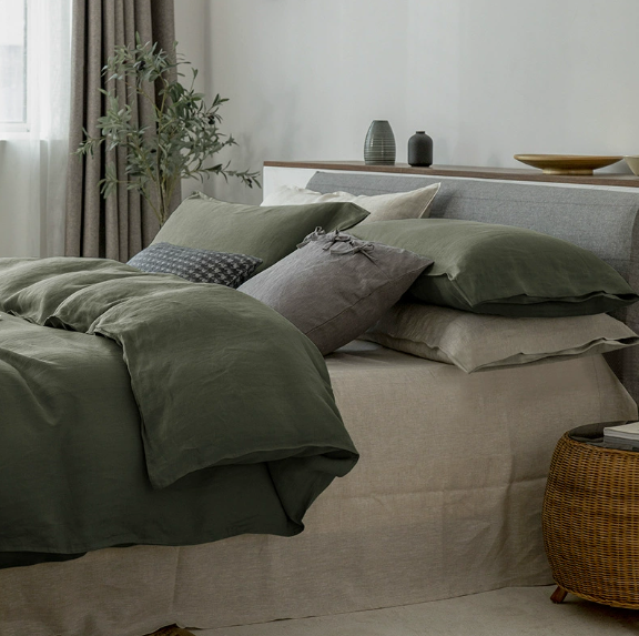 100% linen duvet cover