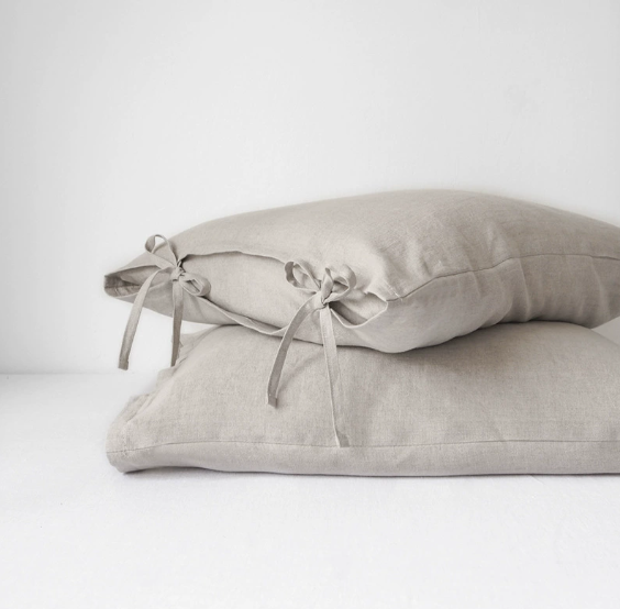 100% linen pillowcase